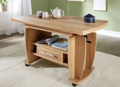 Moderner Couchtisch auf Rollen