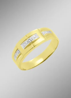 Moderner Damenring mit Diamant