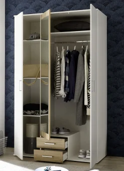 Moderner Kleiderschrank auf Wunsch mit Aufbau-Service