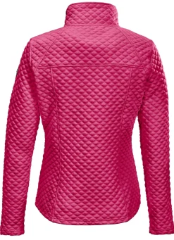 Modische Damen-Stretch-Jacke mit Jaquard-Steppmuster