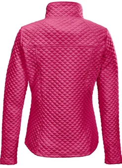 Modische Damen-Stretch-Jacke mit Jaquard-Steppmuster