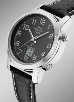 Modische, sportliche Damen-Lederarmbanduhr