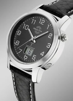 Modische, sportliche Damen-Lederarmbanduhr