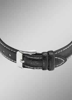 Modische, sportliche Damen-Lederarmbanduhr