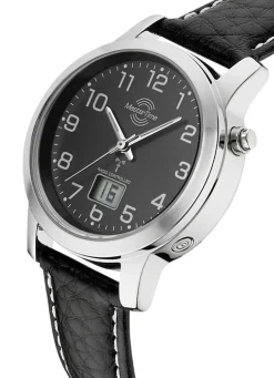 Modische, sportliche Damen-Lederarmbanduhr