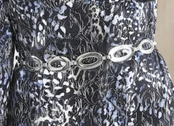 Modischer Damen-Kettengürtel, mit Karabinerverschluss