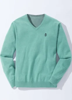 Modischer V-Pullover in 6 Farben