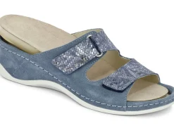 Mubb, bequeme Damen-Pantoletten, Weite H, mit herausnehmbarem Fußbett