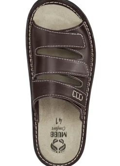 Mubb, bequeme Herren-Pantoletten, Weite H, mit herausnehmbarem Fußbett