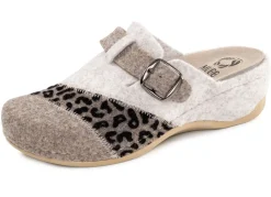 Mubb, klassische Damen-Hausschuhe, Weite H, mit herausnehmbarem Fußbett