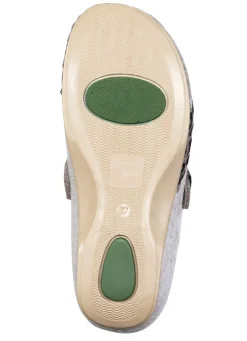 Mubb, klassische Damen-Hausschuhe, Weite H, mit herausnehmbarem Fußbett