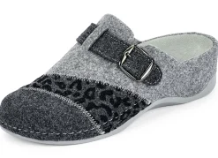 Mubb, klassische Damen-Hausschuhe, Weite H, mit herausnehmbarem Fußbett