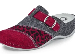 Mubb, klassische Damen-Hausschuhe, Weite H, mit herausnehmbarem Fußbett