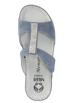 Mubb Pantolette mit funkelnden Glitzersteinchen