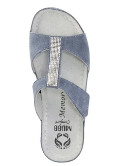 Mubb Pantolette mit funkelnden Glitzersteinchen