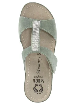 Mubb Pantolette mit funkelnden Glitzersteinchen