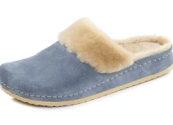 Mubb, warme Damen-Hausschuhe, Weite H, mit Lammfell