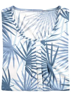 Nachthemd, knöchellang und 3/4 lange Ärmel