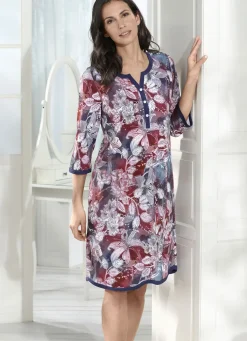 Nachthemd mit Modal und 3/4-langen Ärmeln