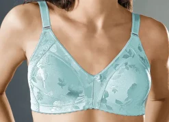 Naturana Minimizer-BH mit dezent glänzendem Floraldruck