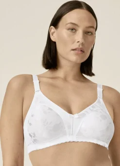 Naturana Minimizer-BH mit dezent glänzendem Floraldruck