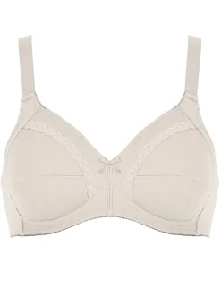 Naturana Zweierpack BH mit dekorativem Spitzenband in den Cups