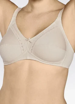 Naturana Zweierpack BH mit dekorativem Spitzenband in den Cups