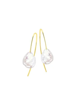 Ohrhacken mit Keshi-Perlen