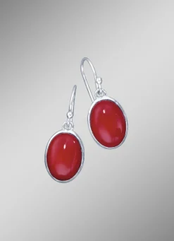 Ohrhaken mit Bambuskoralle