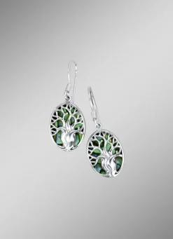 Ohrhaken mit echt Abalone-Perlmutt