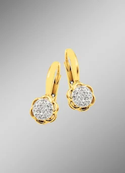 Ohrringe mit Diamanten