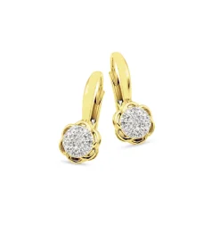 Ohrringe mit Diamanten