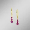 Ohrringe mit echt Rubin