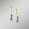 Ohrringe mit echt Smaragd