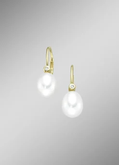 Ohrringe mit Süßwasser-Zuchtperlen