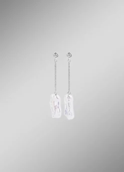 Ohrringe mit Süßwasser-Zuchtperlen Sticks