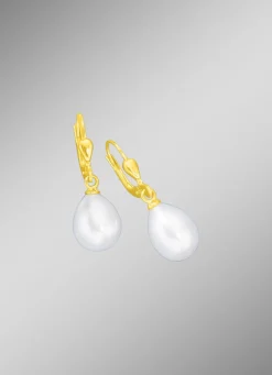 Ohrringe mit Süßwasser-Zuchtperlen