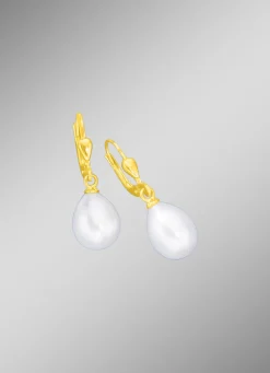 Ohrringe mit Süßwasser-Zuchtperlen
