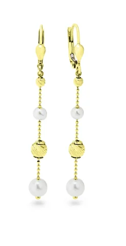 Ohrringe mit Süßwasser-Zuchtperlen