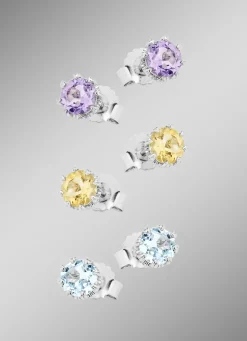 Ohrstecker aus Silber, 3er-Set