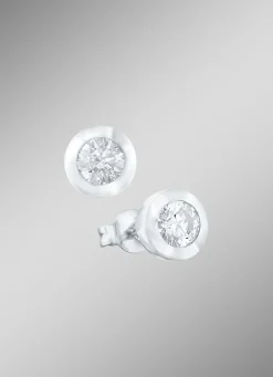 Ohrstecker aus Weißgold