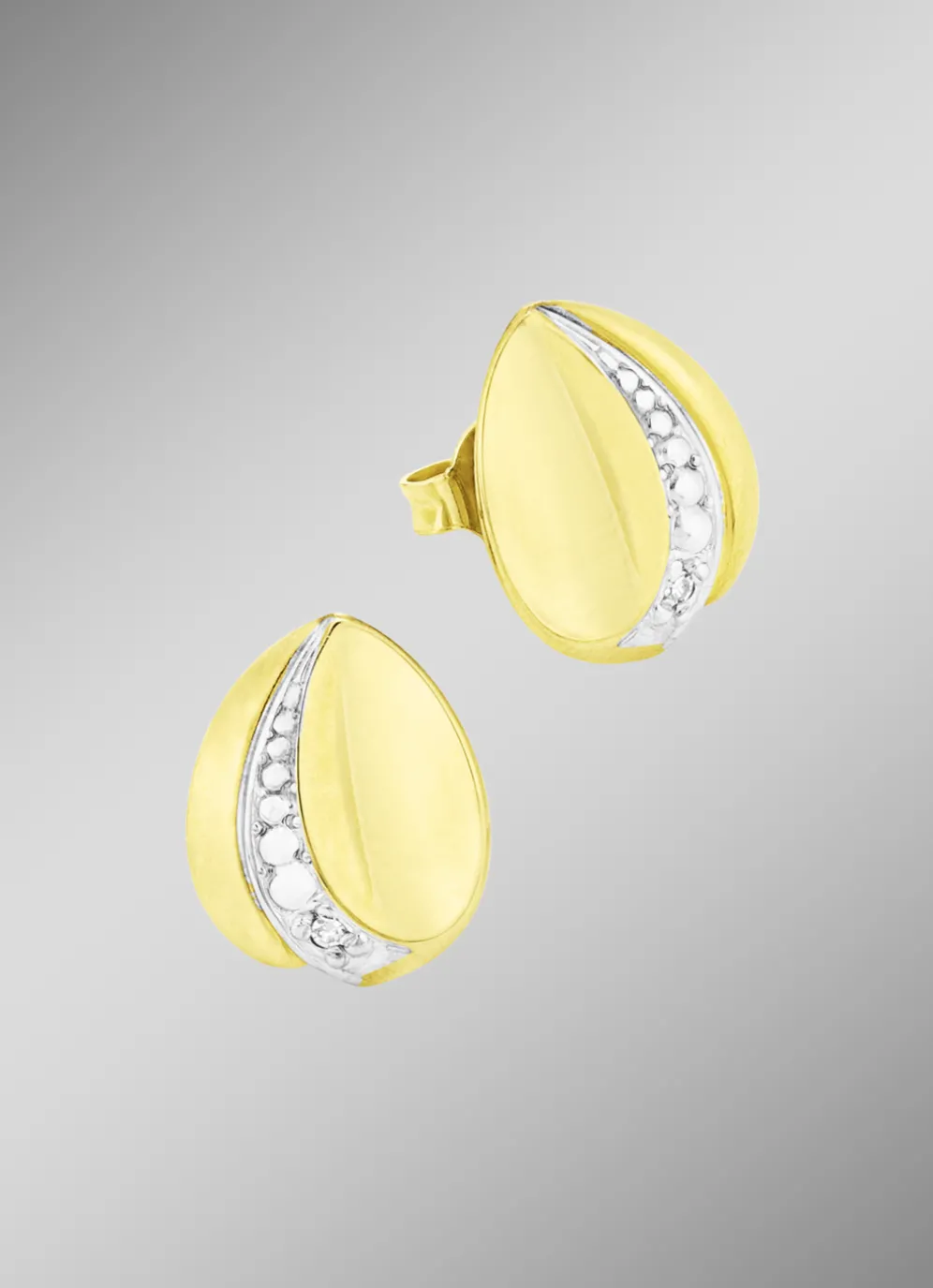 Ohrstecker in Bicolor