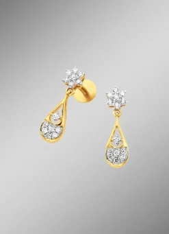 Ohrstecker mit 28 Brillanten