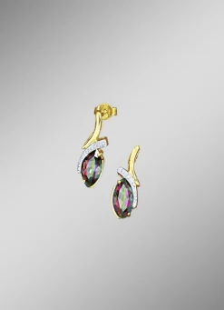 Ohrstecker mit Mystic-Feuertopas