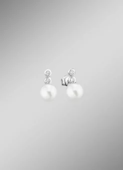 Ohrstecker mit Süßwasser-Zuchtperlen