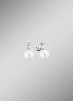 Ohrstecker mit Süßwasser-Zuchtperlen