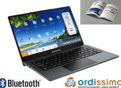 Ordissimo Notebook Agathe 4 mit leicht bedienbarem Betriebssystem