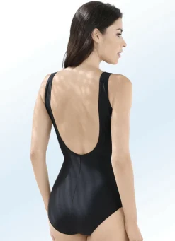 Pacific Fashion Badeanzug mit platziertem Druckdessin und Halbkorsage