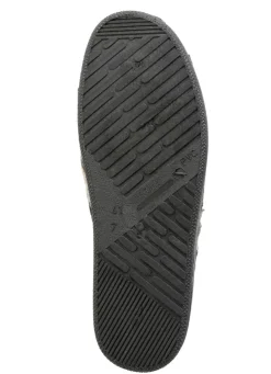 Pantoffel aus gemustertem Textilmaterial