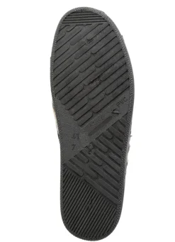 Pantoffel aus gemustertem Textilmaterial